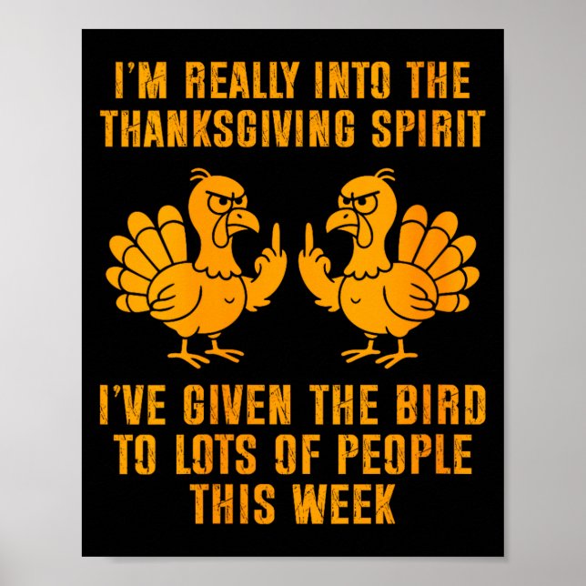 Womens I'm Really Into The Thanksgiving Srit I've  Poster (Front)