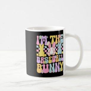 Womens Im The Baseball Bunny Easter V-neck Coffee Mug