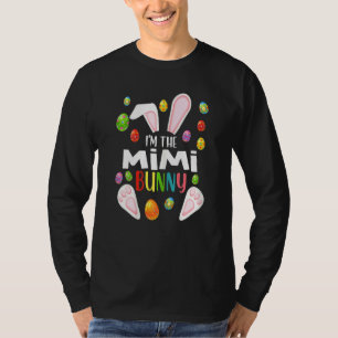 Womens I'm The Mimi Bunny Funny Matching Family E T-Shirt