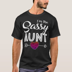 Womens I'm the Sassy Aunt Cute Tee from nephews P