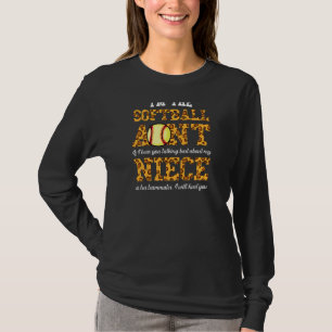 Womens I'm The Softball Aunt Softball Aunt T-Shirt