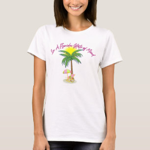 Women's In A Florida State of Mind Beach T-Shirt