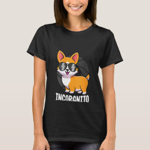 Womens Incorgnito Corgi Shirt For Kids Men Funny C
