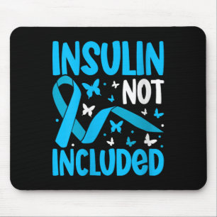 Womens Insulin Not Included V-neck Mouse Pad