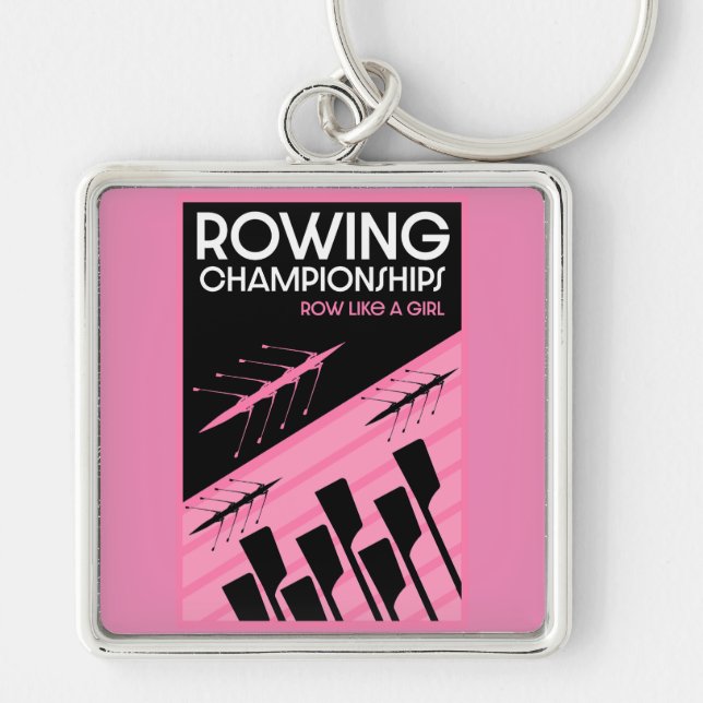 Women's International Rowing Key Ring (Front)