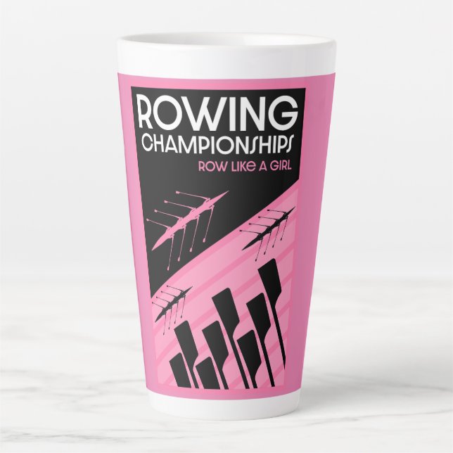 Women's International Rowing Latte Mug (Front)