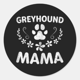 Womens Italian Greyhound Mum Funny Dog Mum Gift Classic Round Sticker