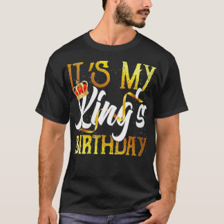 Womens Its my Kings Birthday Party Proud Wife Crow T-Shirt