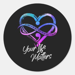 Womens Its Okay If The Only Things You Do Today Is Classic Round Sticker