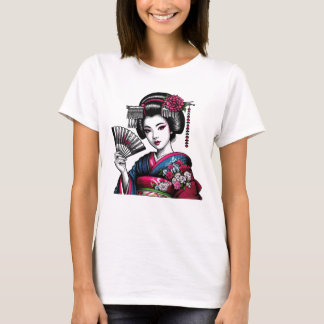 Women's Japanese Geisha Tshirt