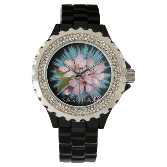 Women's Japanese Sakura Wristwatch  (Front)