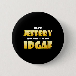 Womens Jeffery Costume Idgaf Funny Meme Halloween 6 Cm Round Badge
