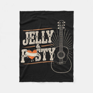 Womens Jelly Personalised First Name Birthday Men  Fleece Blanket