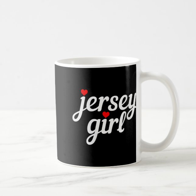 Womens Jersey Girl New Jersey Heart Funny Cute New Coffee Mug (Right)