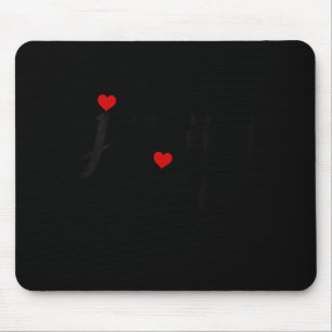 Womens Jersey Girl New Jersey Heart Funny Cute New Mouse Pad