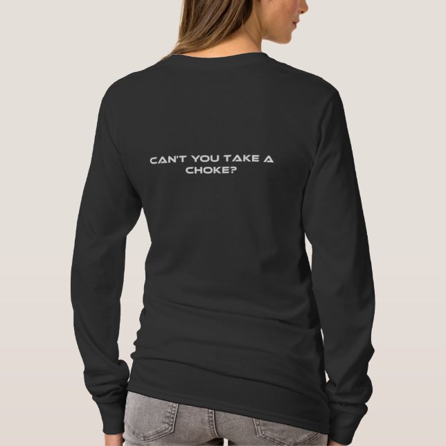 Women's Jiu Jitsu (front/back) LS T-Shirt (Back)