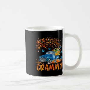 Womens Jnqd Truck Pumpkin Grammy Fall Autumn Vibes Coffee Mug