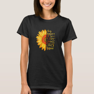Womens July Girls 1991 Birthday  31 Years Old Made T-Shirt