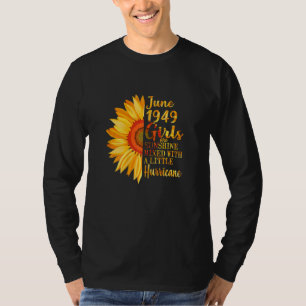 Womens June Girls 1949 73rd Birthday 73 Years Ol T-Shirt