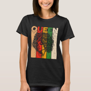 Womens Juneteenth Black History African Queen Free T-Shirt