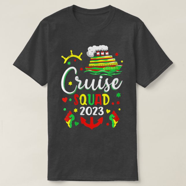 Womens Juneteenth Family Cruise 2023 Black History T-Shirt (Design Front)