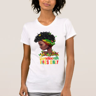 Womens Juneteenth Vibes T-Shirt