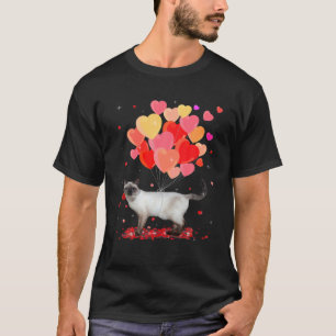Womens Just A Girl Who Loves Siameses - Funny Siam T-Shirt
