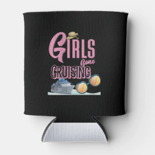 Womens Jute Hat Girls Gone Cruising Can Cooler