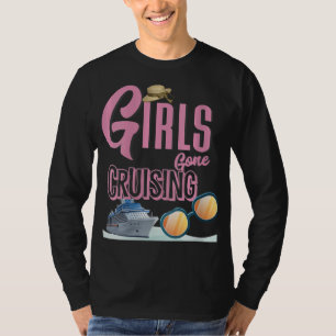 Womens Jute Hat Girls Gone Cruising T-Shirt