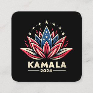 Womens Kamala Harris 2024 Presidential Campaign Am Square Business Card