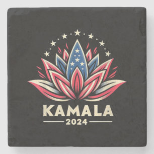 Womens Kamala Harris 2024 Presidential Campaign Am Stone Coaster