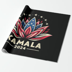 Womens Kamala Harris 2024 Presidential Campaign Am Wrapping Paper