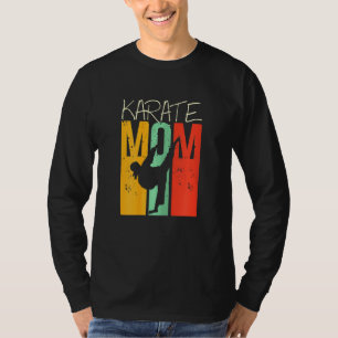 Womens Karate Martial Art Fighting Mum Retro Cool T-Shirt