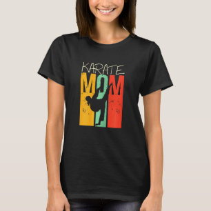Womens Karate Martial Art Fighting Mum Retro Cool  T-Shirt