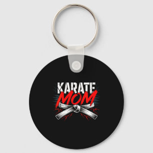 Women's karate mum dojo spirit martial arts power key ring