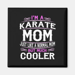 Womens Karate Mum Magnet