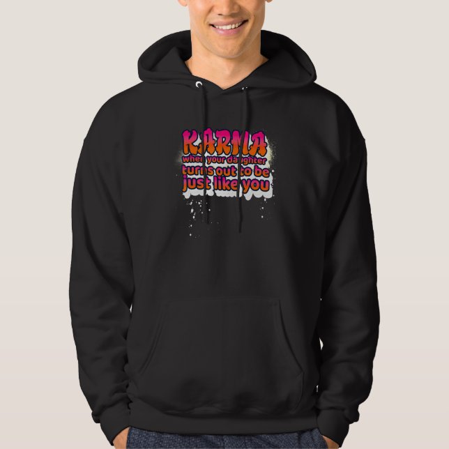 Womens  Karma Hoodie (Front)