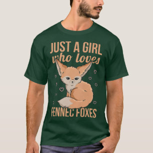 Womens Kawaii Fennec Fo Quote for a Fennec Fo Girl T-Shirt