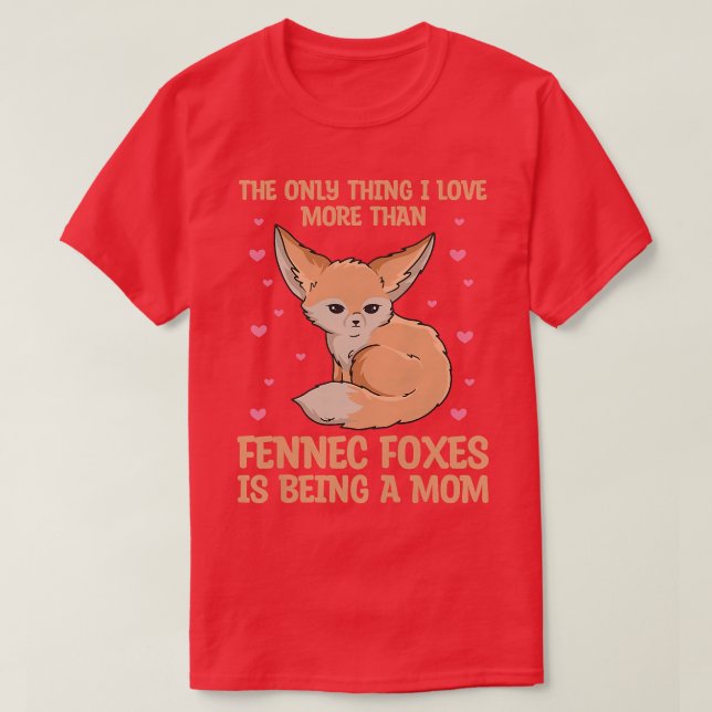 Womens Kawaii Fennec Fox Design for a Fennec Fox M T-Shirt (Design Front)