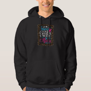 Womens Keeper Of The Gender Auntie Loves You Messy Hoodie