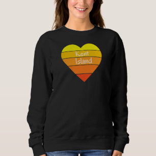 Womens Kent Island Clothing Company Heart Kent Isl Sweatshirt