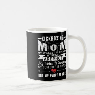 Womens Kickboxing Mum Kickboxer Funny Quotes Fan G Coffee Mug