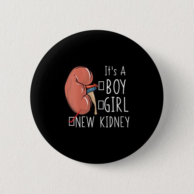 Womens Kidney Transplant Surgery Recovery Quote It 6 Cm Round Badge (Front)