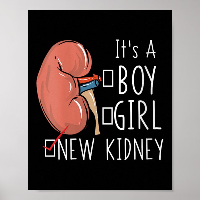 Womens Kidney Transplant Surgery Recovery Quote It Poster (Front)