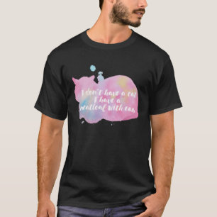 Womens Kids I have a Meatloaf with Ears Cat Kitten T-Shirt