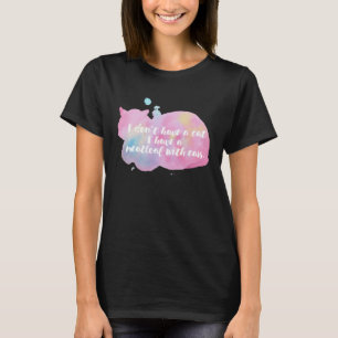 Womens Kids I have a Meatloaf with Ears Cat Kitten T-Shirt