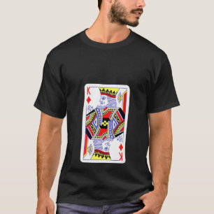 Womens King Of Diamonds Playing Cards Halloween Co T-Shirt