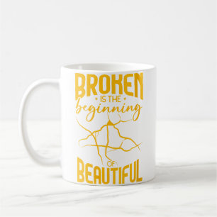 Womens Kintsugi Kintsukuroi Imperfect Japanese Ar Coffee Mug