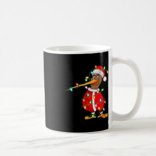 Womens Kiwi Bird Xmas Lighting Santa Costume Kiwi Coffee Mug