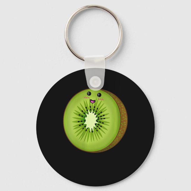 Womens Kiwi Costume Food Fruit Halloween Lazy Easy Key Ring (Front)